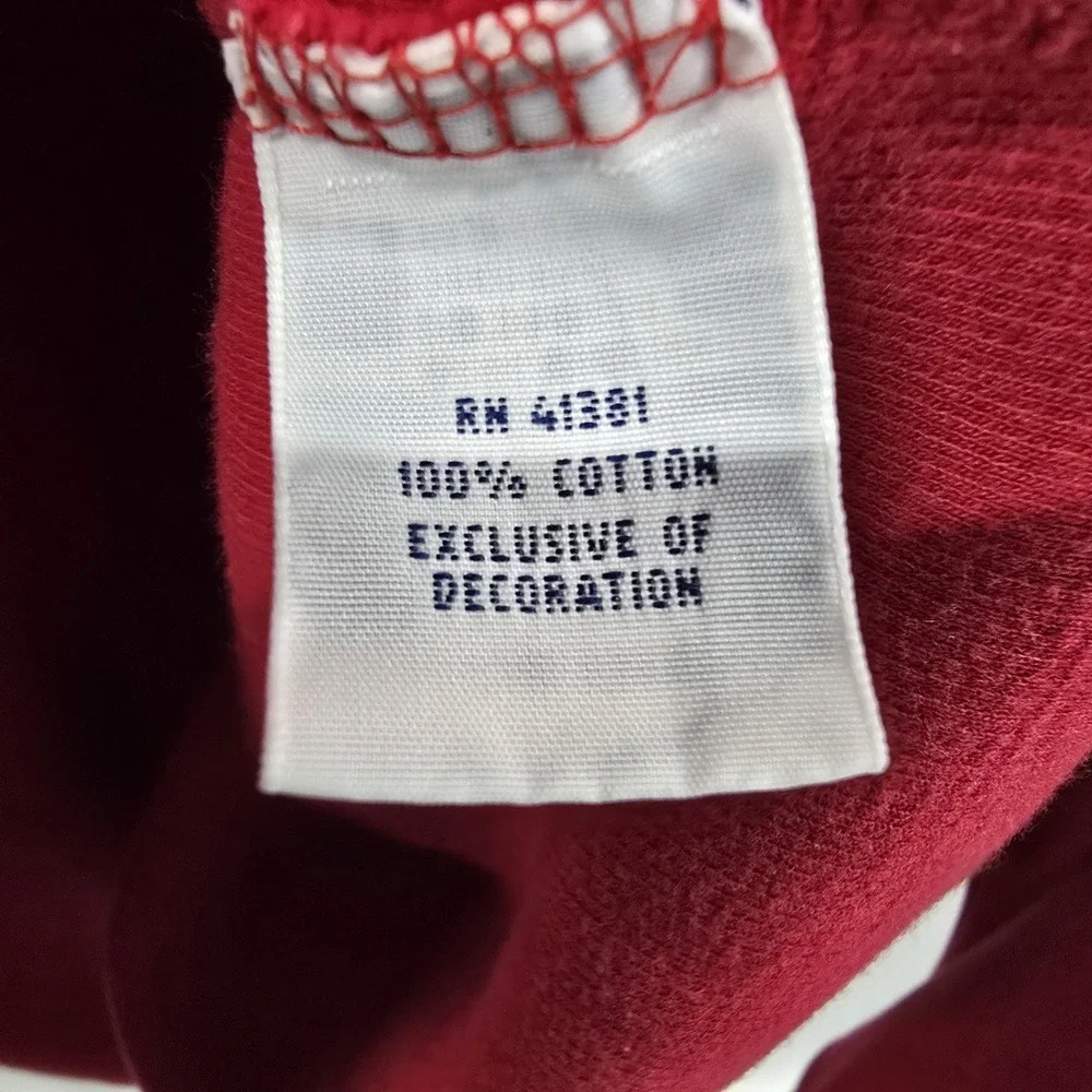 Polo Ralph Lauren XXL Red Quarter Zip Pullover Sweater Pony Cotton Mens